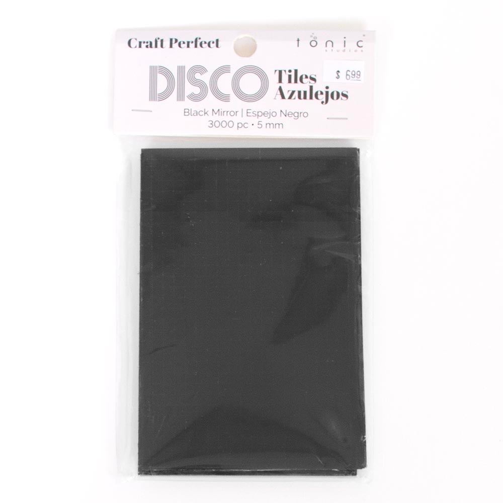 Black, Craft Embellishments, Art & School, Craft Perfect, Grad Cap Decor, Disco Tiles, 962175